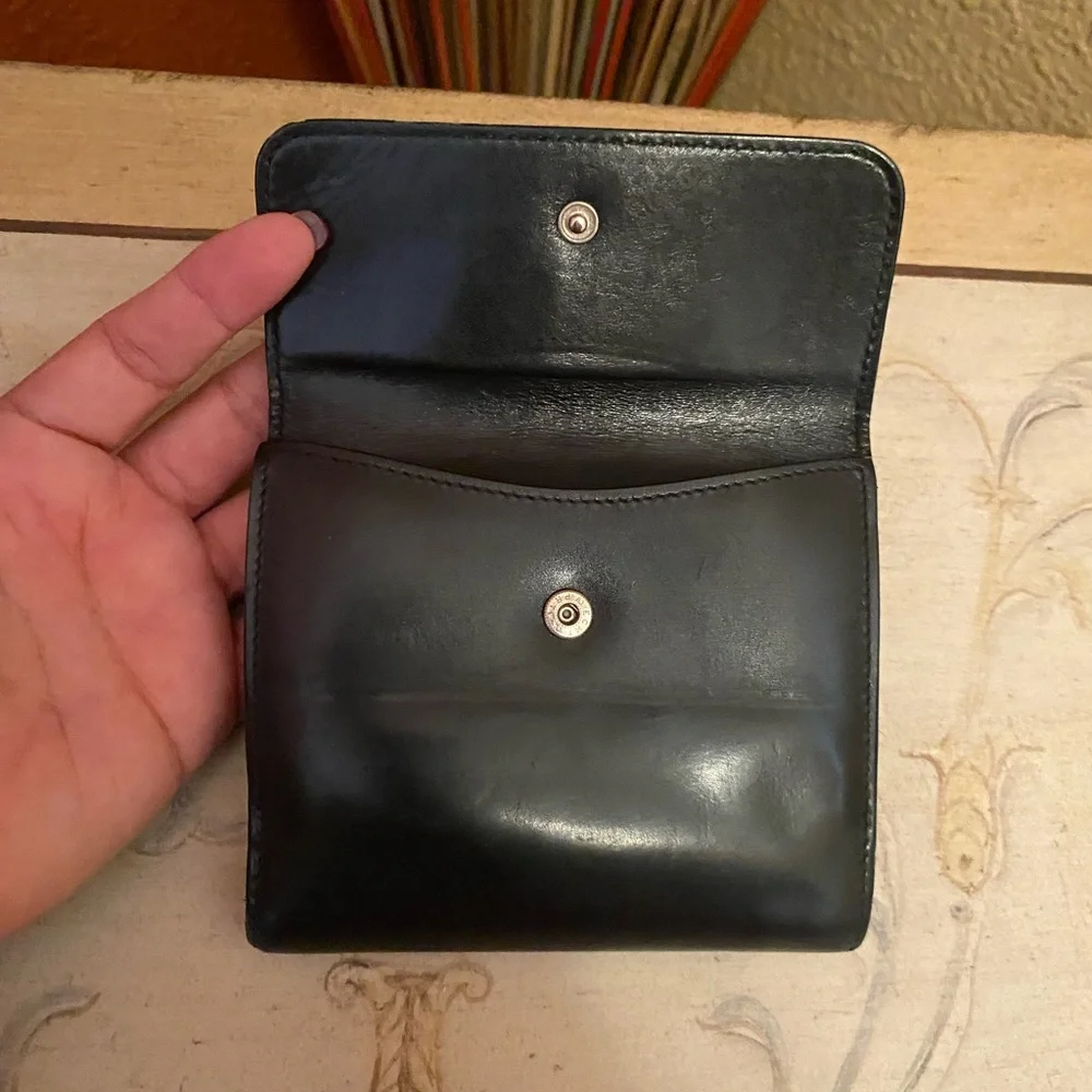 Gucci - VINTAGE - GUC - Black Leather Bifold Wallet - Tom Ford Era - Unisex